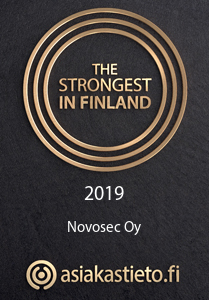 The strogest in Finland 2019 - Novosec Oy - Asiakastieto.fi